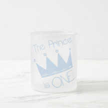Prince Crown 1st Birthday Tshirts and gifts Coffee Mug