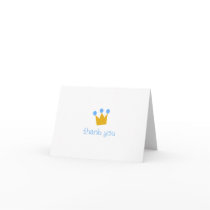 Prince Crown Thank You cards by twopotatoes Prince Crown Thank You cards
