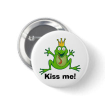 Prince frog, Kiss me! buttons