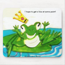 Prince Frog mousepads