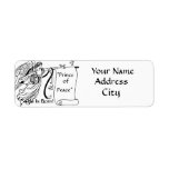 "Prince of Peace" Custom Return Address Label