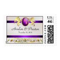 Prince & Princess Purple Save The Date  Postage