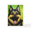 Prince the German Shepherd Notecard