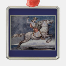 Prince Throwing a Spear Christmas Tree Ornament