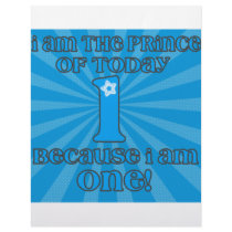 Prince Turning One letterhead