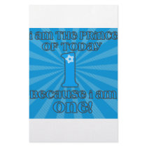 Prince Turning One stationery