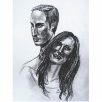 Prince William and Catherine Middleton Photo Sculptures