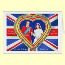 Prince William and Catherine Royal Wedding cards