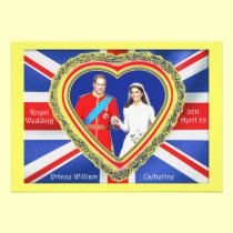 Prince William and Catherine Royal Wedding invitations