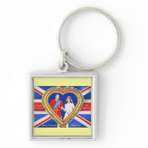Prince William and Catherine Royal Wedding Key Chain