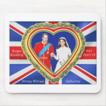 Prince William and Catherine Royal Wedding Mousepads
