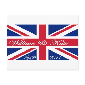 Royal Wedding 2011 postcard