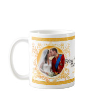 Prince William & Catherine Wedding Kiss Mug mugs