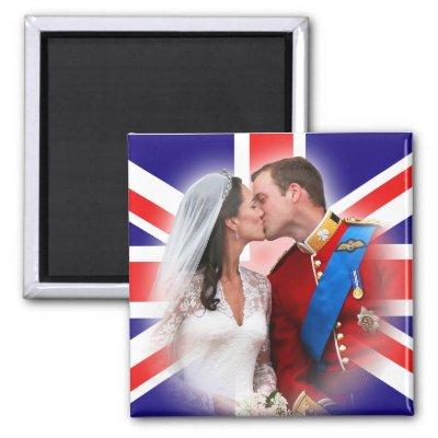 Prince William &amp; Kate Balcony Kiss Magnet