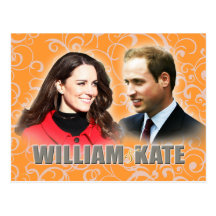 Prince William & Kate Middleton Postcard