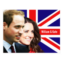 Prince William & Kate Postcard postcards