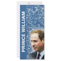 Prince William - Princess Catherine Bookmark Rack Card