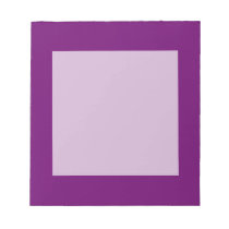 Princely purple notepad