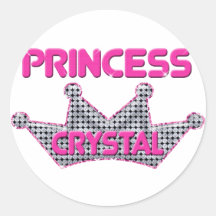 Princesa Crystal Pegatina