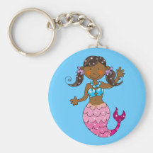 princesa de la sirena llavero personalizado