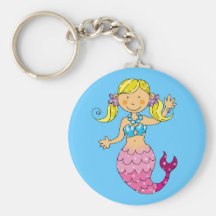 princesa de la sirena llaveros