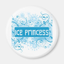 Princesa de SkateChick Imanes Para Frigoríficos