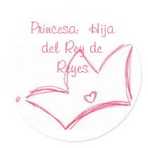 Princesa:  Hija del Rey de Reyes stickers
