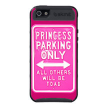 Princesa Parking Only Sign del caso del iPhone 5 d