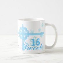 Princesa-Personalizar Nevado del dulce dieciséis Taza