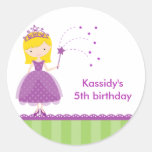Princesa Stickers Etiquetas
