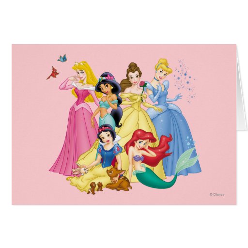 Tarjetas de felicitacion de princesas - Imagui