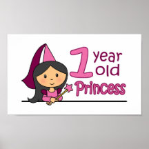 Princess Age 1 Print
