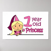 Princess Age 1 Print