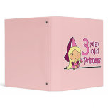 Princess Age 3 Binders
