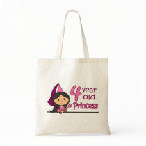 Princess Age 4 Canvas Bag