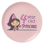 Princess Age 4 Plates