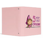 Princess Age 5 Binders