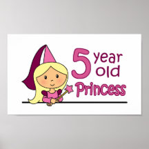 Princess Age 5 Posters