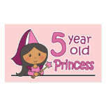 Princess Age 5 Stickers
