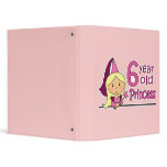 Princess Age 6 3 Ring Binders
