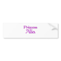 Princess Alia Bumper Stickers