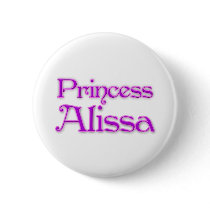 Princess Alissa Pinback Button
