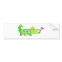 Princess Alligator Bumper Stickers
