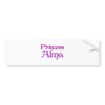Princess Alma Bumper Stickers