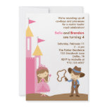 Princess and Cowboy Invitation