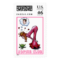 Princess and her "Prince" postage by SophieClub Princess and her "Prince" postage