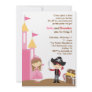 Princess and Pirate Invitation