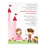 Princess and Pirate Invitation invitations