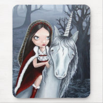 Princess and Unicorn Mouse Pads