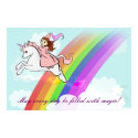 Princess and Unicorn Poster posters